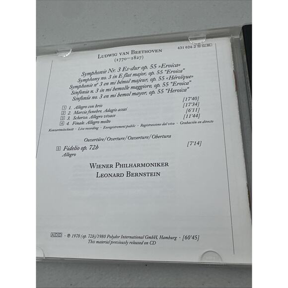 Beethoven Symphony 3 Bernstein Edition - Picture 4 of 4